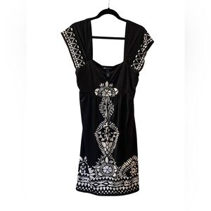 INC International Concepts Women’s Shift Dress Black White Size: Small